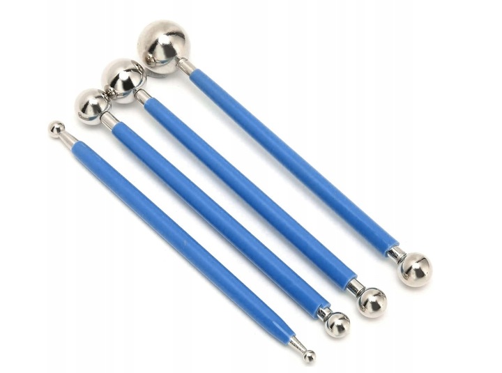 Zestaw 4 Patyczki do Silikonowania Kulki Do Fugowania Pałeczki Do