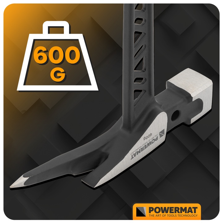 MŁOTEK CIESIELSKI DEKARSKI DO GWOŹDZI HARTOWANY STAL MONOBLOK MAGNES