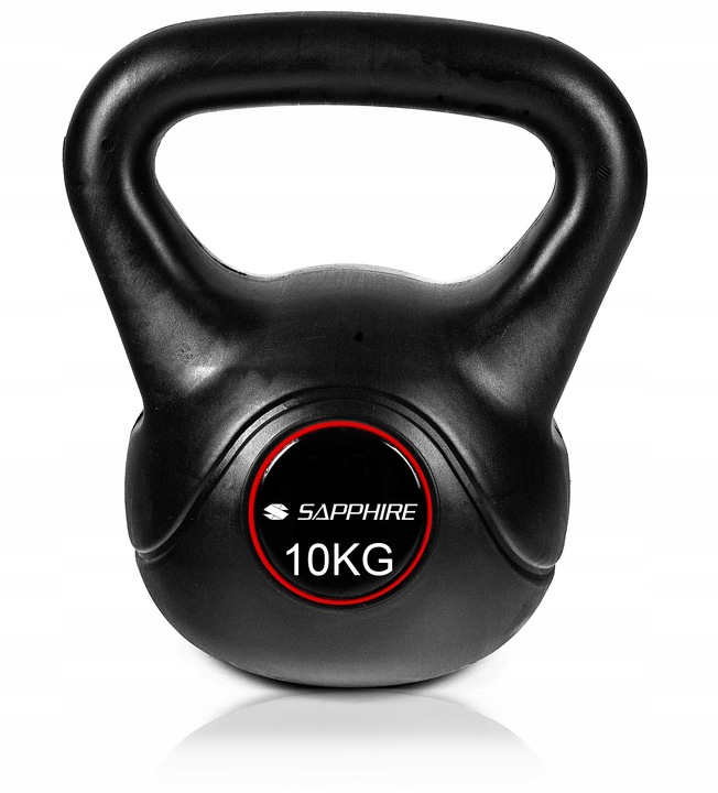 Hantel KETTLEBELL Sapphire 10KG kula ODWAŻNIK kettle HANTLA do ćwiczeń