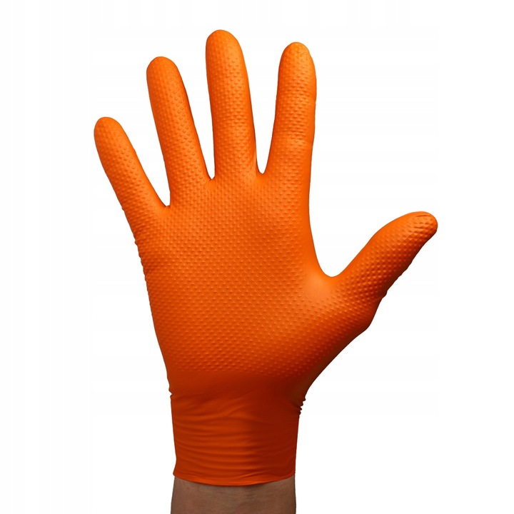 RĘKAWICE RĘKAWICZKI NITRYLOWE B. MOCNE ROBOCZE VELO STRONG GRIP - M 50