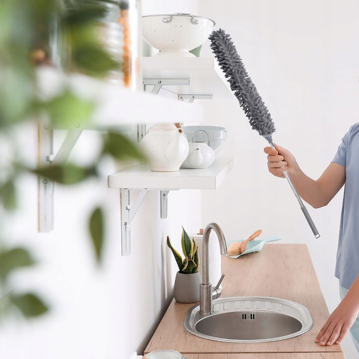 MIOTEŁKA DO KURZU długa 280 cm szczotka teleskopowa do pajęczyn zestaw x3