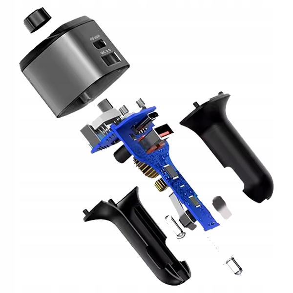 TRANSMITER SAMOCHODOWY FM BLUETOOTH ZESTAW GŁOŚNO MÓWIĄCY ŁADOWARKA QC