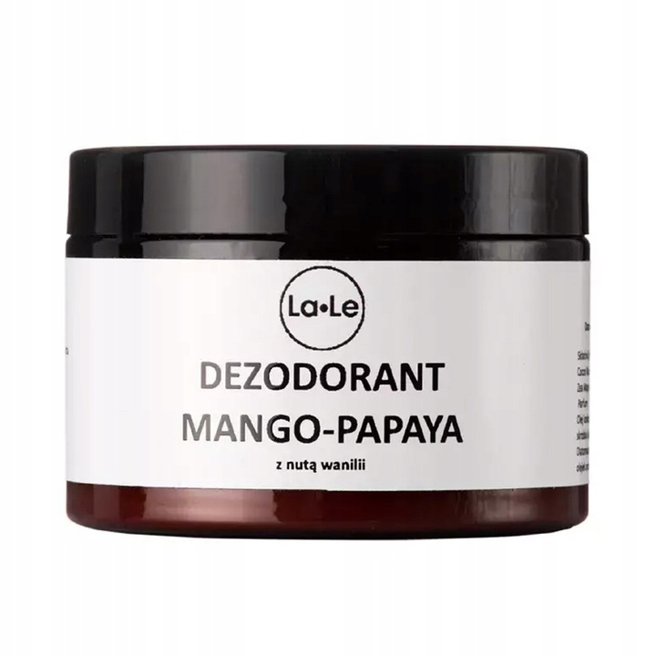La Le Dezodorant ekologiczny w kremie Mango Papaya