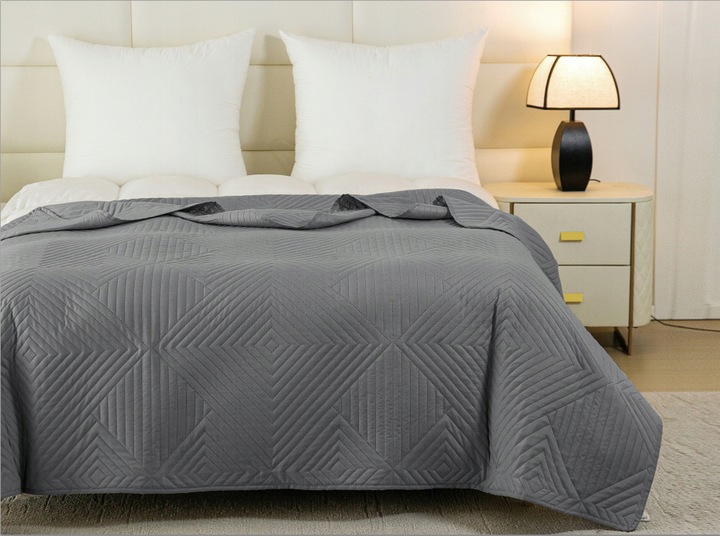 NARZUTA NA ŁÓŻKO 200x220 DWUSTRONNA PIKOWANA KAPA