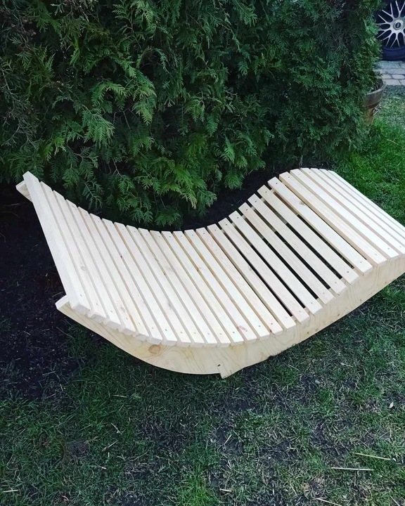 Leżak bujany ogrodowy, hit cenowy! Wysyłany w całości! Polski producent