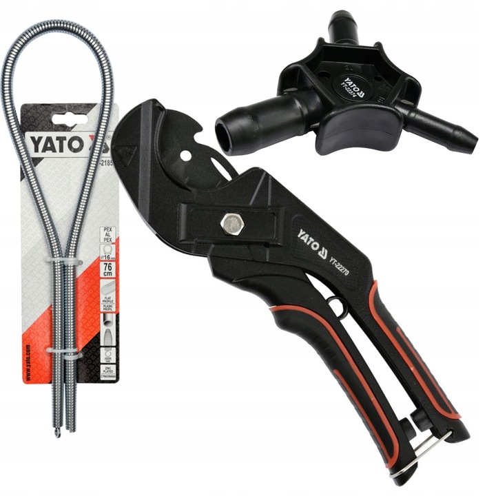 ZESTAW DO RUR PEX NOŻYCE 36mm SPRĘŻYNA KALIBRATOR