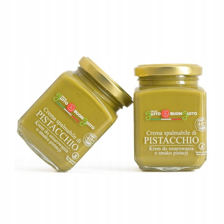 Krem Pistacjowy Sycylijski 200g Gusto Buon Gusto Pasta Orzechowa do Smarowa