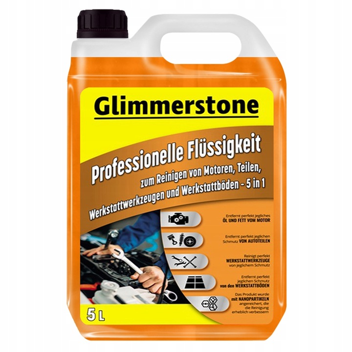 MOCNY PŁYN ŚRODEK PREPARAT DO MYCIA CZYSZCZENIA SILNIKA CZĘŚCI NARZĘDZI 5L