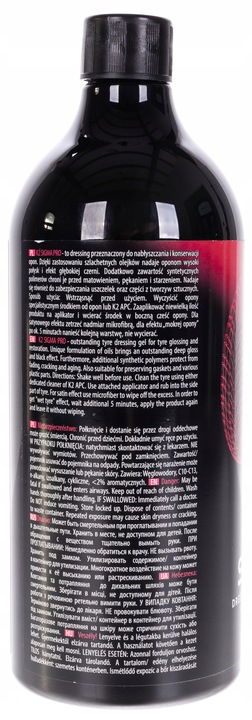 NABŁYSZCZACZ DO OPON K2 SIGMA PRO 1L
