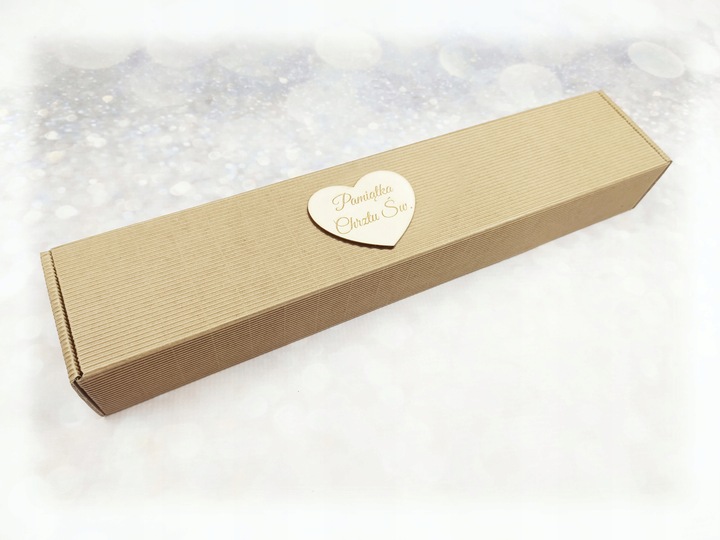 Świeca do chrztu komunii BOHO chrzest gromnica NLS