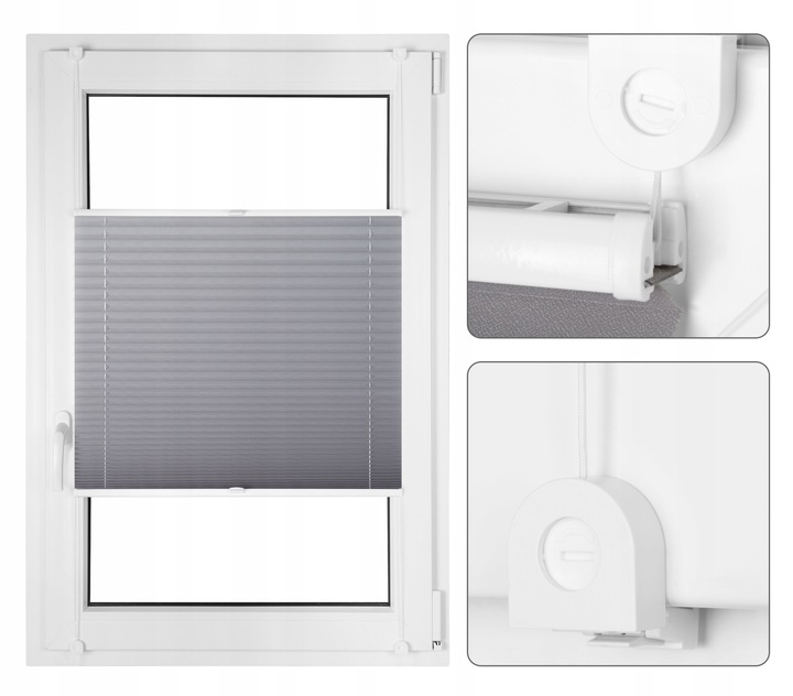 PLISA KLASYCZNA ROLETA PLISOWANA NA WYMIAR 57x150