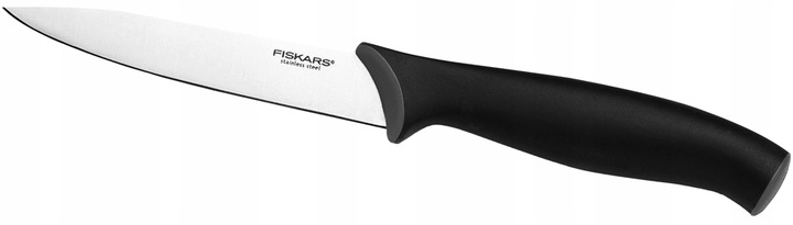 FISKARS ZESTAW KOMPLET 5 NOŻY NÓŻ SZEFA CZARNY BLOK DREWNO OSTRE STAL