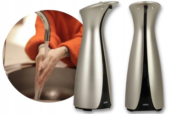 AUTOMATYCZNY DOZOWNIK MYDŁA W PŁYNIE OTTO UMBRA SREBRNY MATOWY 250ML