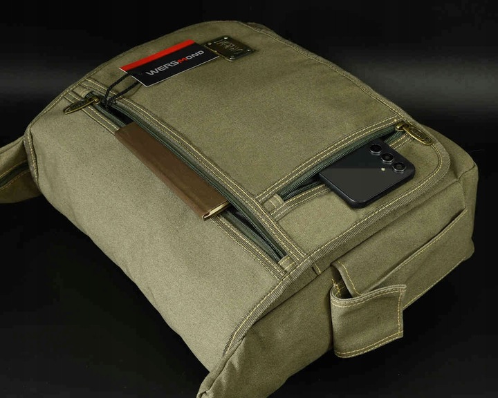 TORBA DAMSKA MĘSKA do pracy szkoły na ramię listonoszka