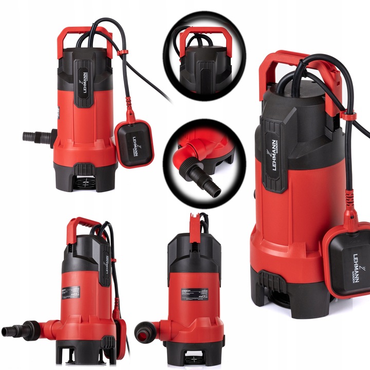 POMPA DO WODY BRUDNEJ CZYSTEJ SZAMBA ŚCIEKÓW PETA 20000l/h 750W