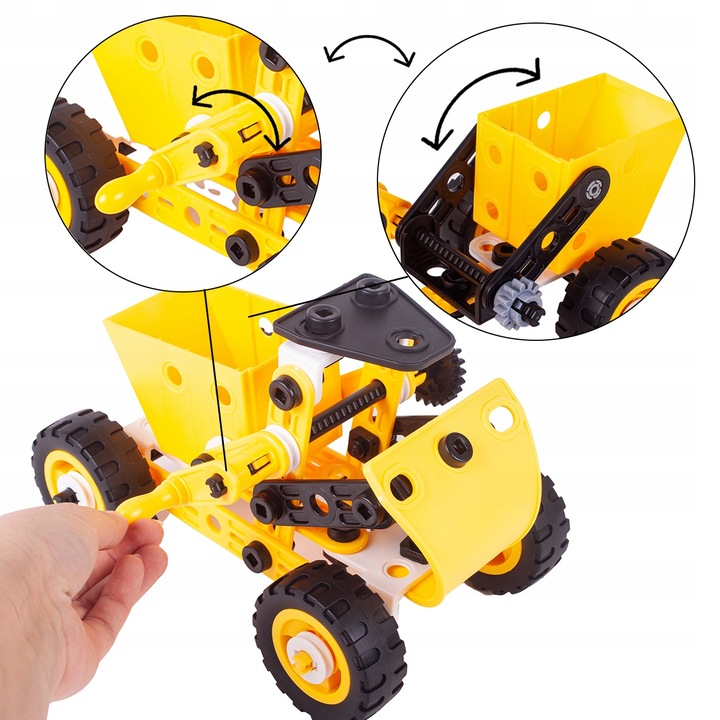 Klocki konstrukcyjne dla dzieci MEGA KONSTRUKTOR duży zestaw elementów