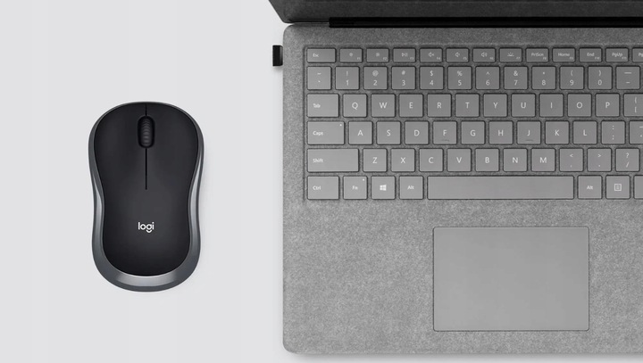 Myszka Bezprzewodowa Logitech M185 Czerwona USB 2.4GHz Optyczna IDEALNA