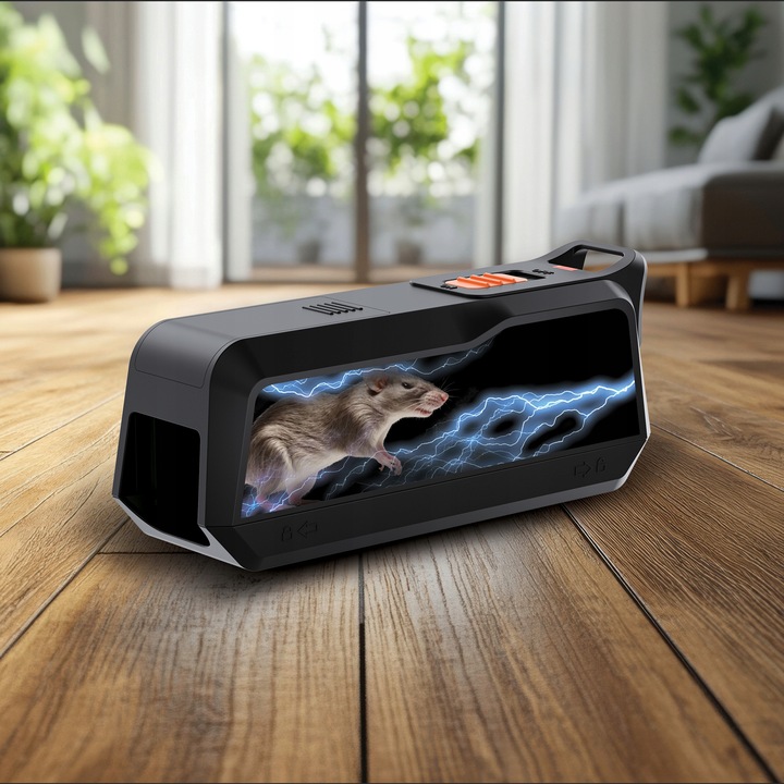 ELEKTRYCZNA PUŁAPKA NA MYSZY SZCZURY NO PEST ŁAPKA RAŻĄCA HUMANITARNA