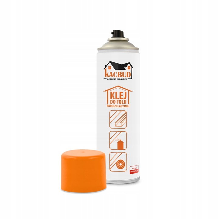 KACBUD KLEJ DO FOLII PAROIZOLACYJNEJ SEKUNDOWY SPRAY DO PAROIZOLACJI 500ml