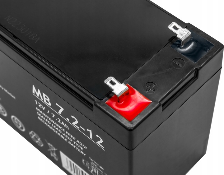 Akumulator VRLA MegaBat AGM 12V 7.2Ah MB 7.2-12 do alarmu