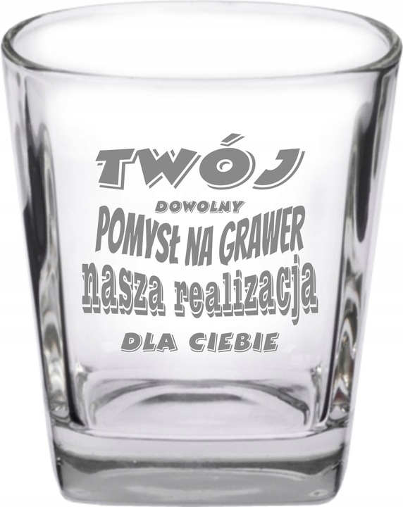 SZKLANKI do WHISKY z grawerem prezent