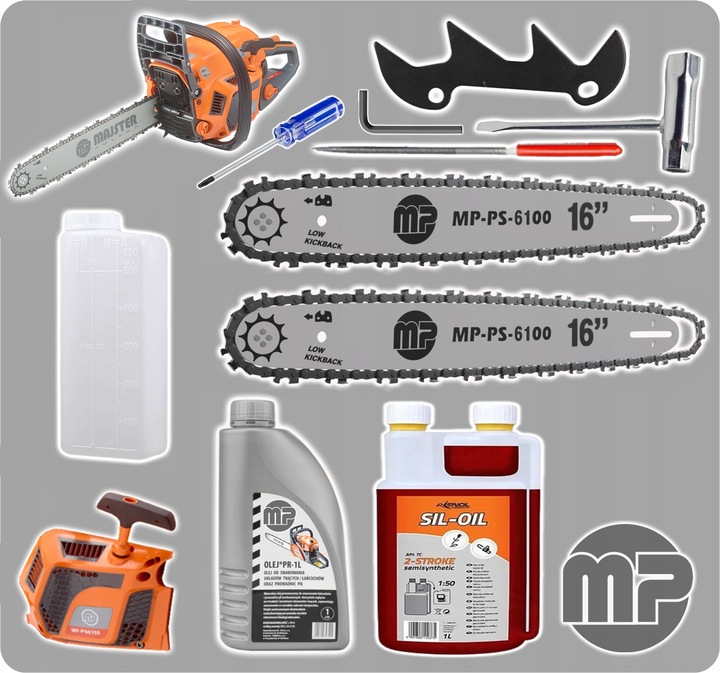 PIŁA SPALINOWA PILARKA ŁAŃCUCHOWA 5,7km 58cm3 2x łańc/prowad/Olej