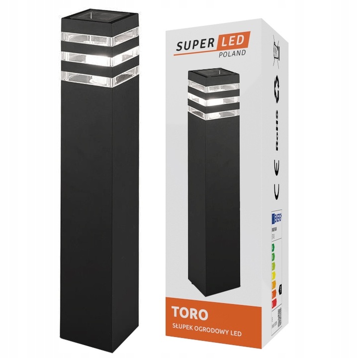 Lampa Ogrodowa stojąca słupek ogrodowy 80 cm E27