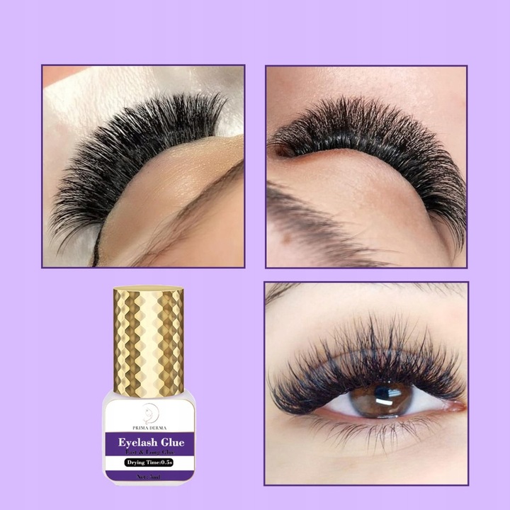 Klej do Przedłużania Rzęs Fast&Long Czarny Klej do Rzęs Prima Derma 5