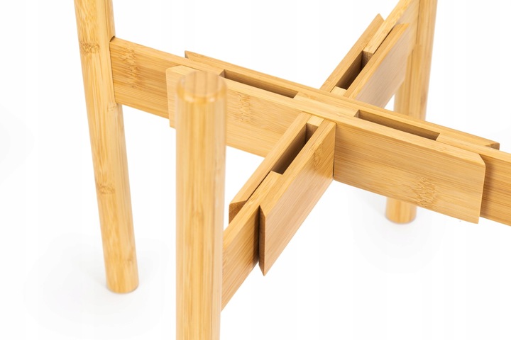 Kwietnik stojący REGULOWANY 25-36 drewniany stojak na kwiaty rośliny NEST