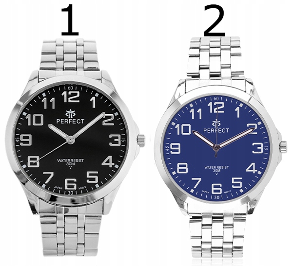 Zegarek Męski PERFECT RAGNAR duże cyfry KLASYK+PUDEŁKO