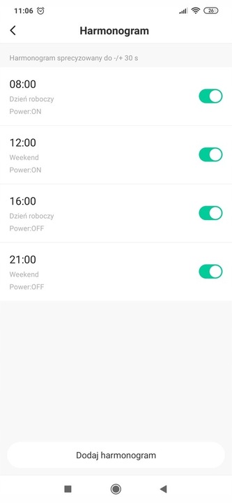 2x PROGRAMATOR CZASOWY GNIAZDKO GNIAZDO WiFi SMART TUYA TIMER