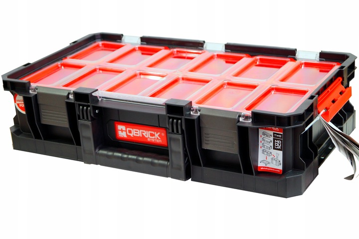 SKRZYNKA NARZĘDZIOWA NA KÓŁKACH QBRICK TWO BIG SET 6w1 + 2x ORG. MULTI
