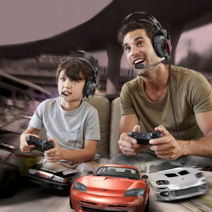 SŁUCHAWKI GAMINGOWE M180PRO do PC PS4 XBOX LED