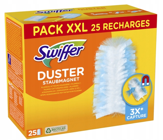 Swiffer Duster Miotełka do kurzu zapas wkłady 25 szt DE MEGA PACK