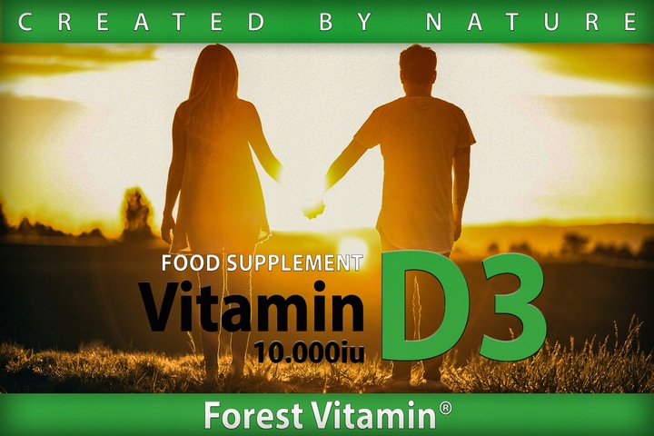 FOREST WITAMINA D3 10000iu 100 kaps MOCNA ZDROWIE