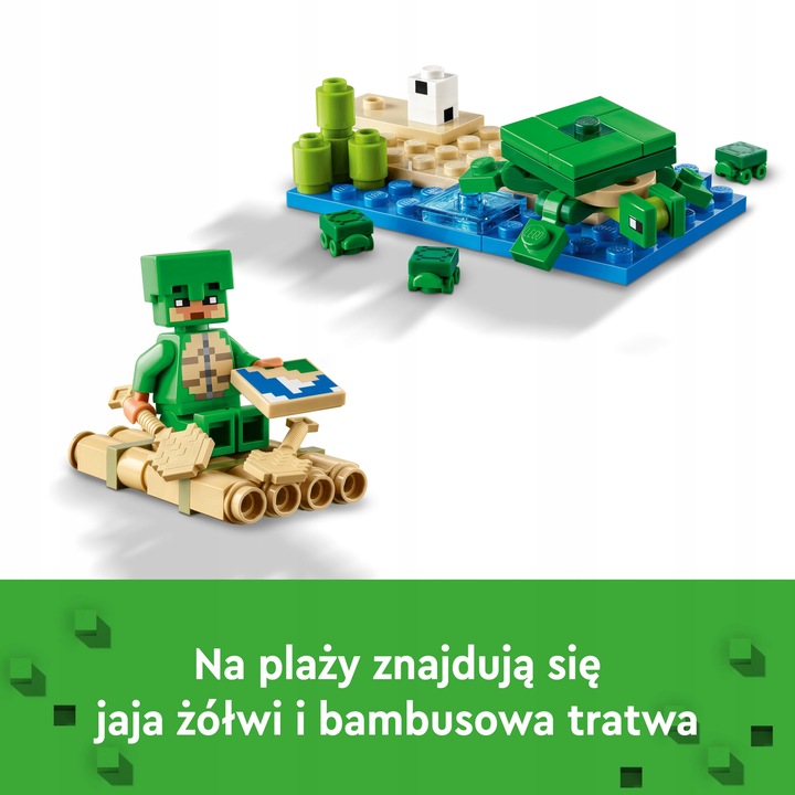 LEGO Minecraft Domek na plaży żółwi 21254