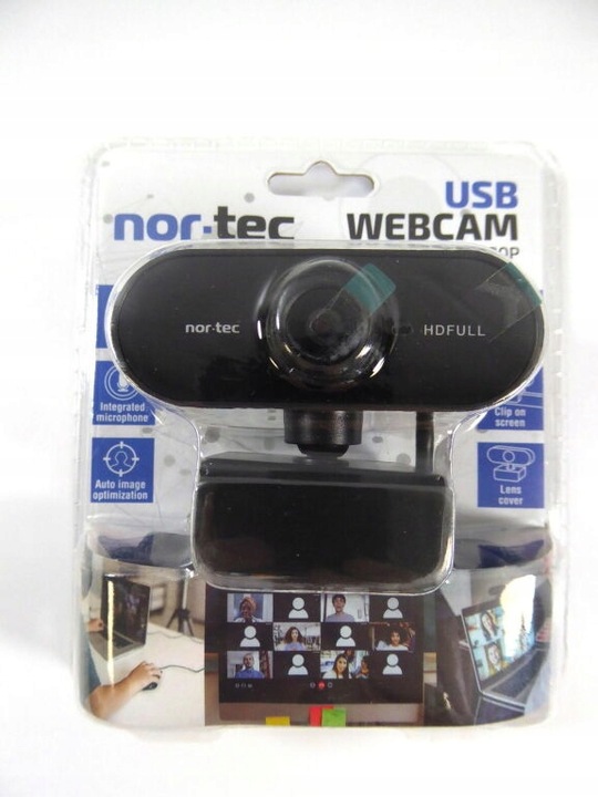 Kamera internetowa Nor-Tec USB WEBCAM 2 MP Full HD 1080P