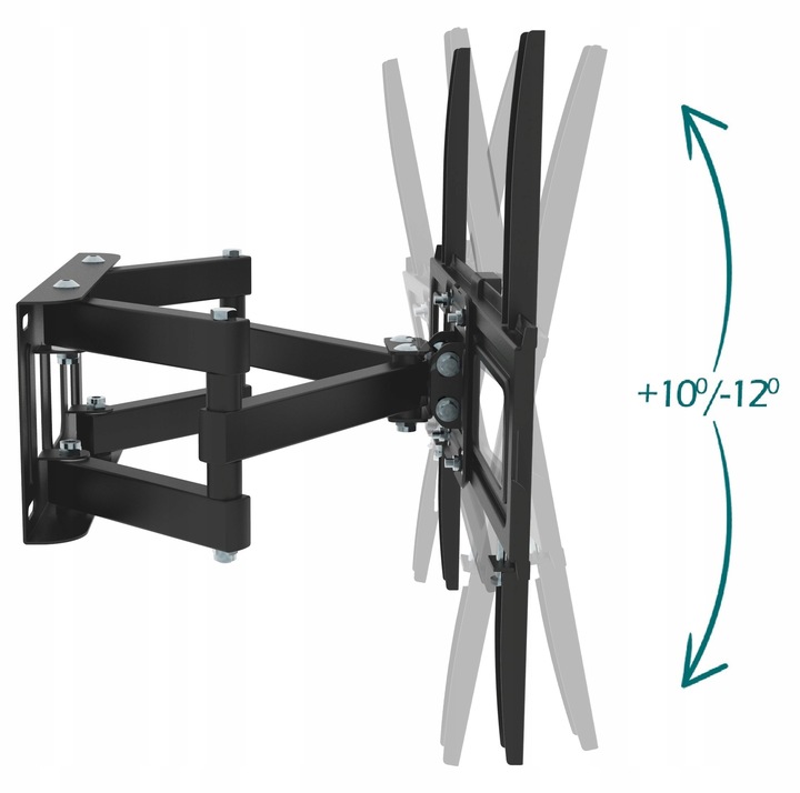 Extra Mocny Obrotowy Uchwyt do Telewizora Wieszak TV 25-70 cali Uniwersalny