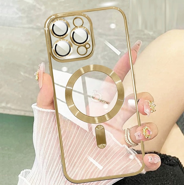 Etui złote case do iPhone 16 Pro pustynny złoty do MagSafe ochrona aparatów