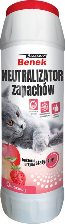 Granulat Proszek Super Benek Neutralizator walka z zapachem mix 4x 500 g