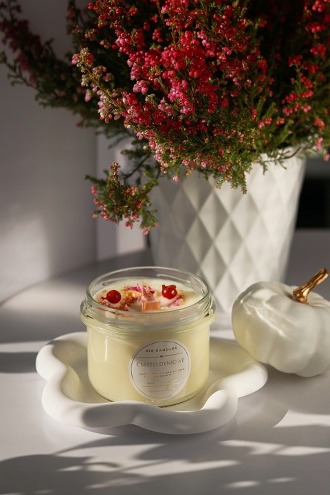 CIASTO DYNIOWE Zapachowa świeca sojowa pumpkin dyniowa jesienna