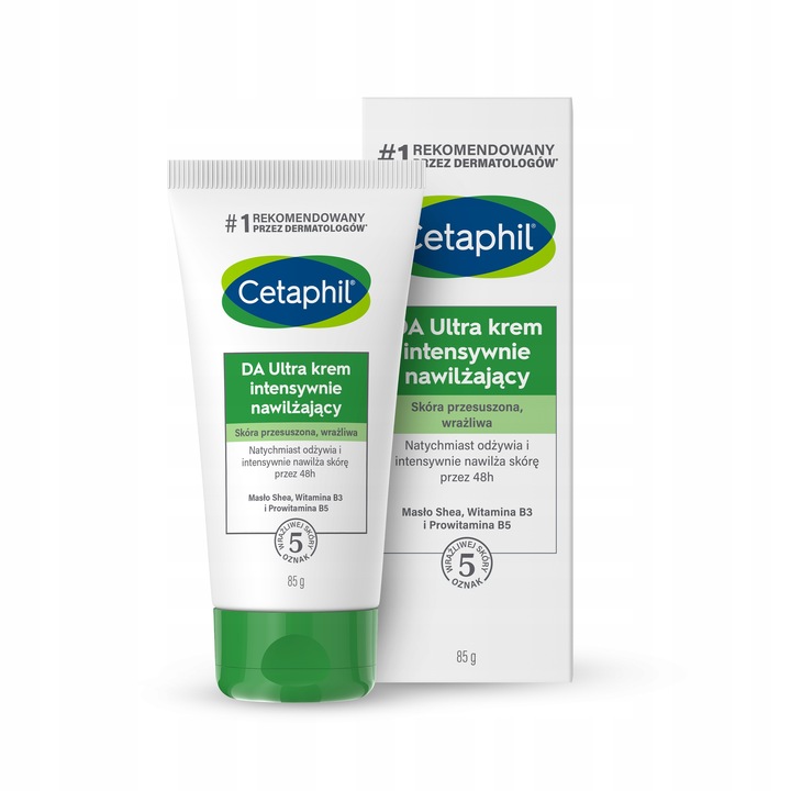 Zestaw Cetaphil DA Ultra Krem i Lekka pianka
