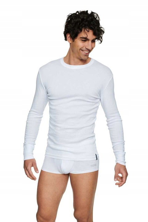 Podkoszulka z długim rękawem 100 % bawełna 2149 biała L