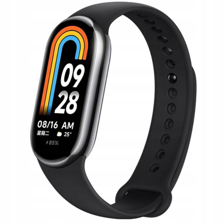 SMARTBAND XIAOMI Smart Band 8 Czarny AMOLED wodoodporność 5 ATM / 50 M
