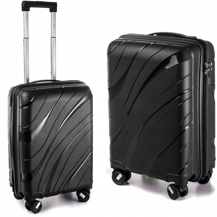 MAŁA WALIZKA PODRÓŻNA L NIEZNISZCZALNA POLIPROPYLEN RGL BAGAŻ PODRĘCZNY