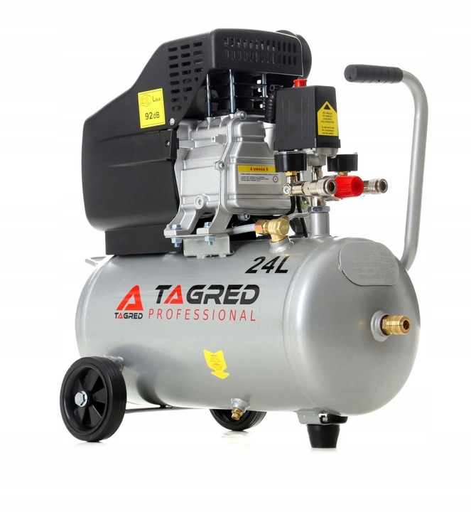 SPRĘŻARKA POWIETRZA KOMPRESOR OLEJOWY 3,4KM 24L OLEJ GRATIS