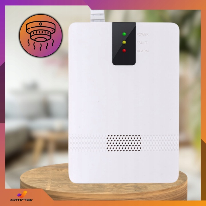 Czujnik gazu ziemnego LNG metan detektor 230V, ochrona bezpieczeństwo