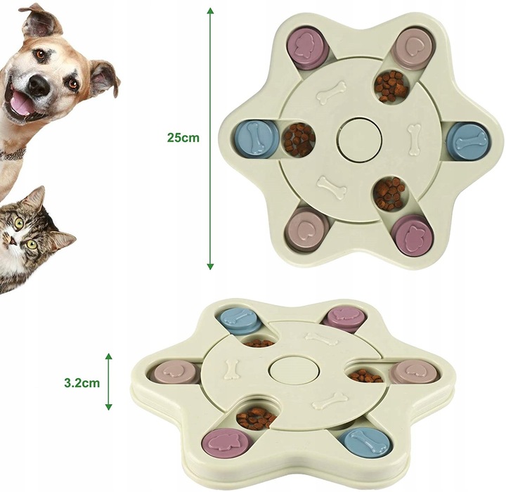 GRA EDUKACYJNA DLA PSA INTERAKTYWNA ZABAWKA WĘCH NA KARMĘ SMACZKI PRZYSMAK