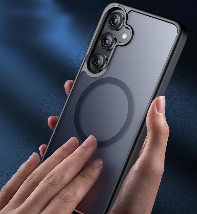 Etui CASE do Samsung Galaxy S25+ Plus MAGNETYCZNE MATOWE WZMACNIANE 2xSZKŁO