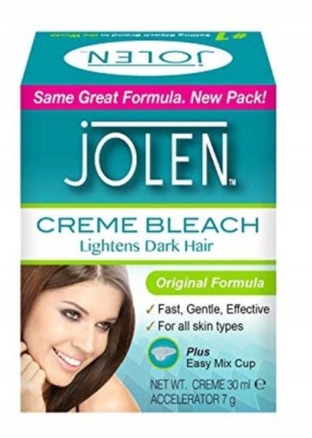 JOLEN ROZJAŚNIACZ DO WŁOSKÓW WŁOSÓW NA TWARZY BRWI CIELE RĘKACH WĄSIKA